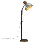 Vidaxl Lampadaire 25 W Argent Vintage 30x30x100-150 Cm E27 Argenté