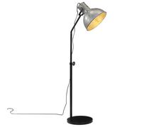Vidaxl Lampadaire 25 W Argent Vintage 30x30x90-150 Cm E27 Argenté