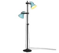 Vidaxl Lampadaire 25 W Bleu Délavé 25x25x90/140 Cm E27