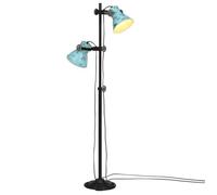 vidaXL Lampadaire 25 W, bleu délavé, 25x25x90/140 cm, E27
