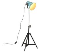 vidaXL Lampadaire 25 W bleu délavé 35x35x65/95 cm E27, lampe, lampe sur pied, lampe industrielle, lumière, lampe de lecture, éclairage