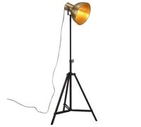 Vidaxl Lampadaire 25 W Laiton Antique 61x61x90/150 Cm E27
