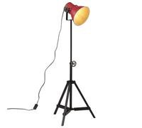 vidaXL Lampadaire 25 W rouge délavé 35x35x65/95 cm E27