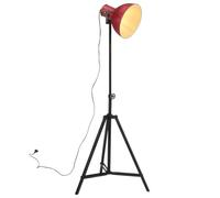 Vidaxl Lampadaire 25 W Rouge Délavé 61x61x90/150 Cm E27 Rouge