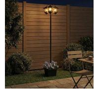 vidaXL Lampadaire à 3 têtes Noir 32 x 32 x 188 cm Aluminium et ABS 42042696