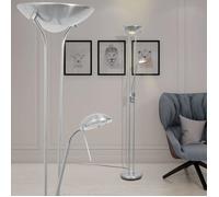 vidaXL Lampadaire sur pied LED 23 W - Éclairage réglable - 242730 Gris