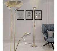 vidaXL Lampadaire à LED à Éclairage Réglable 23 W Lampe sur Pied Lampe de Sol 242731 Orange G