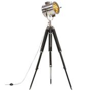 vidaXL Lampadaire à Trépied Lampe sur Pied Lampe à Piédestal Hauteur Réglable Salon Maison Intérieur 165 cm Bois de Manguier 286111