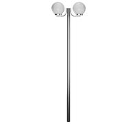 Vidaxl Lampadaire De Jardin 2 Lampes 220 Cm