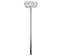vidaXL Lampadaire de Jardin 3 Lampes 220 cm Lampe de Jardin Éclairage Extérieur 40389