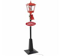 vidaXL Lampadaire de Noël 284339 avec Père Noël LED 180 cm Extérieur