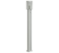 Vidaxl Lampadaire D'extérieur Avec Capteur Argenté Acier Inoxydable