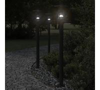 Vidaxl Lampadaire D'extérieur Noir 100 Cm Acier Inoxydable