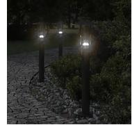 Lampadaires d'Extérieur Éclairage Patio Porche Jardin Acier Inoxydable vidaXL