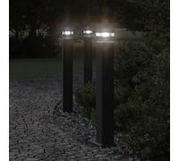 Vidaxl Lampadaire D'extérieur Noir 80 Cm Aluminium