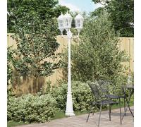 Vidaxl Lampadaire Jardin Blanc Aluminium 61 X 53 X 235 Cm