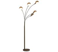 Vidaxl Lampadaire 200 Cm 5 X E14 Argenté Argenté