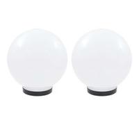 vidaXL Lampe à LED sous forme de boule 2 pcs Sphérique 25 cm PMMA G