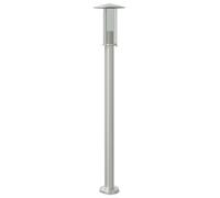 vidaXL Lampe d'allée argentée 100 cm acier inoxydable