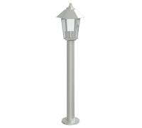 vidaXL Lampe d'allée argentée 80 cm acier inoxydable