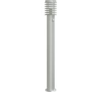 vidaXL Lampe d'allée avec détecteur de mouvement argenté 110 cm acier inoxydable