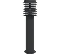 vidaXL Lampe d'allée noire 60 cm acier inoxydable
