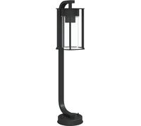 vidaXL Lampe d'allée noire 60 cm acier inoxydable