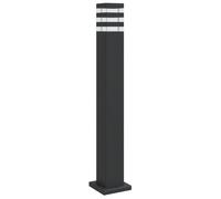 vidaXL Lampe d'allée noire 80 cm aluminium