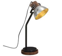 Vidaxl Lampe De Bureau 25 W Argent Vintage 18x18x60 Cm E27 Argenté