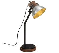 vidaXL Lampe de bureau 25 W argent vintage 18x18x60 cm E27, lampe, lumière, lampe industrielle, lampe de table, lampe de 371949