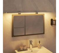 vidaXL Lampe de Miroir à LED 13 W Éclairage de Maquillage Applique Murale Lumière de Salle de Bain Intérieur Blanc Chaud 80 350335 Blanc G
