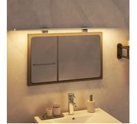 vidaXL Lampe de Miroir à LED 13 W Éclairage de Maquillage Applique Murale Lumière de Salle de Bain Intérieur Blanc Chaud 80 350335