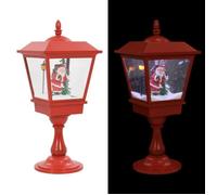 vidaXL Lampe de piédestal de Noël avec Père Noël 64 cm LED