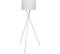 Vidaxl Lampadaire Avec Support Haut Blanc Blanc
