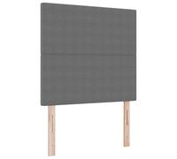 vidaXL Lampe de tête LED Gris Clair 80 cm en Velours côtelé