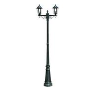 vidaXL Lampe Extérieure Double Hauteur 215 cm Lampadaire Lampe de Jardin 40247