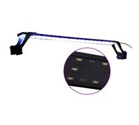 vidaXL Lampe LED pour aquarium avec pinces 75-90 cm bleue et blanche