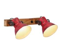 vidaXL Lampe murale 25 W rouge délavé 45x25 cm E27 lampe applique murale applique murale pour salon luminaire 371824