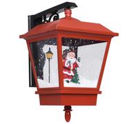 vidaXL Lampe murale de Noël lumières LED et Père Noël Rouge 40x27x45cm