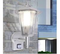 vidaXL Lampe Murale d'Extérieur avec Capteur Acier inoxydable Lampe de Jardin 42223