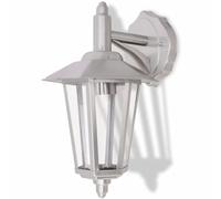 vidaXL Lampe murale d'extérieur Lanterne suspendue Acier inoxydable