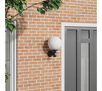 Vidaxl Lampe Murale Extérieure Avec Capteur Noir Ip44