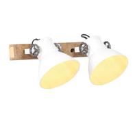 Vidaxl Lampe Murale Industrielle Blanc 45x25 Cm E27
