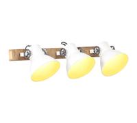 Vidaxl Lampe Murale Industrielle Blanc 65x25 Cm E27 Blanc