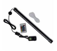 vidaXL Lampe submersible 41207 – à bulles et DEL RVB pour aquarium 48 cm