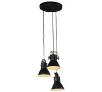 Vidaxl Lampe Suspendue 25 W Noir 30x30x100 Cm E27