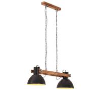 Vidaxl Lampe Suspendue Industrielle 25 W Noir 109 Cm E27 Noir