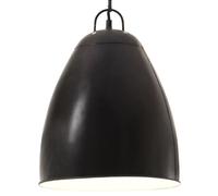 Vidaxl Lampe Suspendue Industrielle 25 W Noir Rond 32 Cm E27