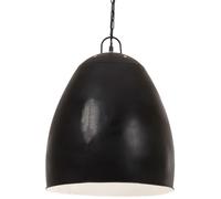 vidaXL Hanglamp industrieel rond 25 W E27 42 cm zwart320557 Noir G