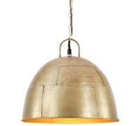 Vidaxl Lampe Suspendue Industrielle Vintage 25 W Laiton Rond 31 Cm E27 Multicolore